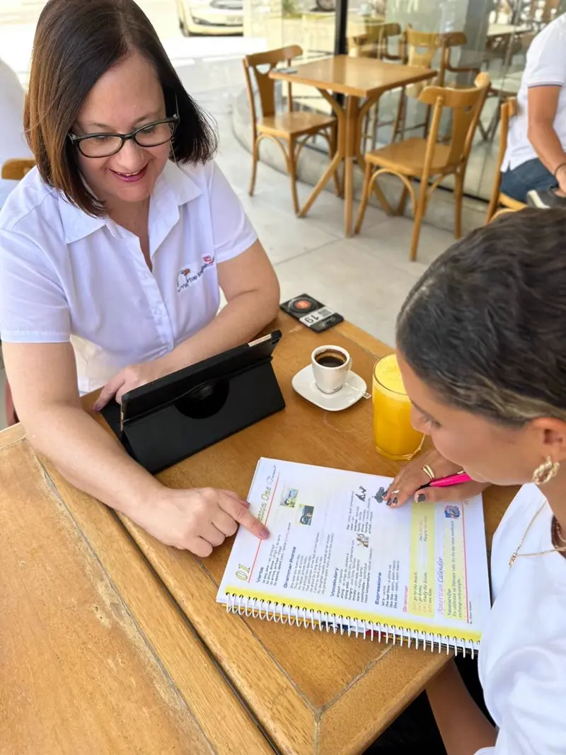 Aula presencial da Top English Niterói